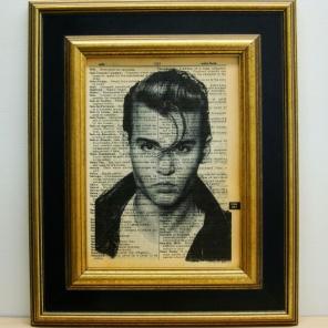Johnny Depp cry baby dictionary print