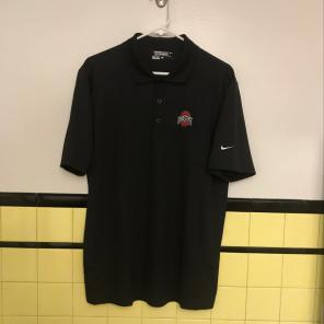 Nike Ohio Stae Golf Shirt Large