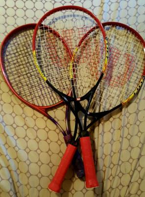 3 Tennis Rackets