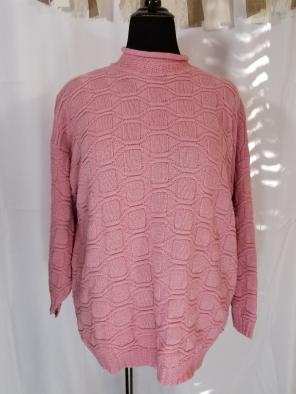 Vintage Pink w/ Metallic Strands Sweater