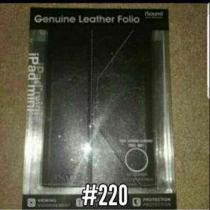 Black iPad case