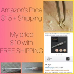 ⭐Bend Curved Blackhead Acne Tweezers⭐ONE