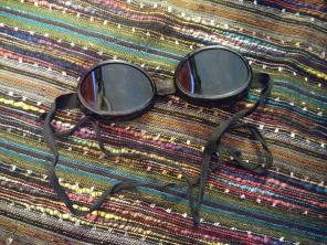 Authentic WWI pilot's goggles.