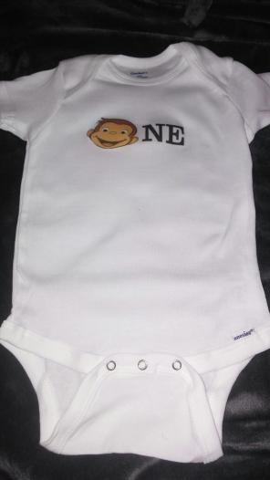 Curious George 1st birthday oneise
