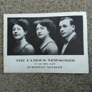 Advertisement Card The Famous Newsomes