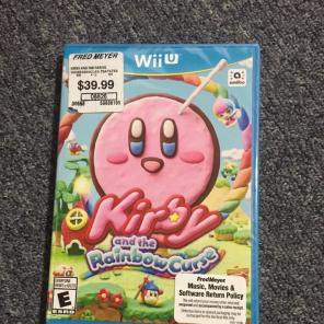 New Nintendo Wii U Kirby & Rainbow Curse