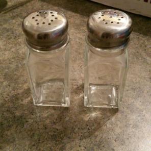 Used salt and pepper shakers