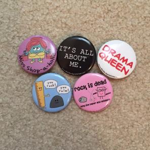 David And Goliath Tees Buttons