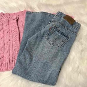 Levi's Stretch Flare 517 Girls 8 R