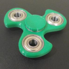 3d Printed Fidget Spinner in Green!