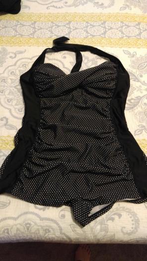 50's style swimsuit size large