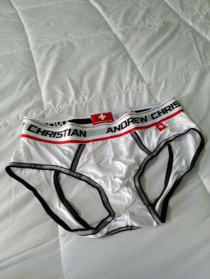Sz-L Andrew Christian Jockstrap White