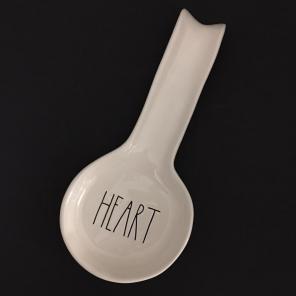 NEW RAE DUNN "heart" spoon rest