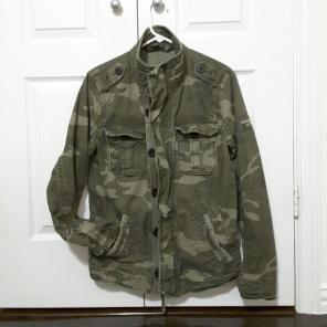 Abercrombie and Fitch green army jacket