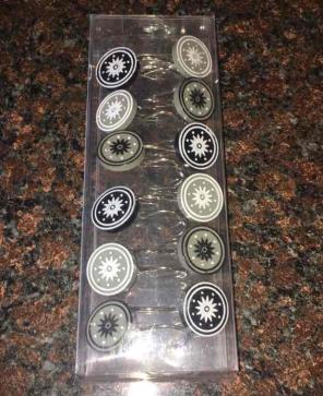 Shower curtain hooks