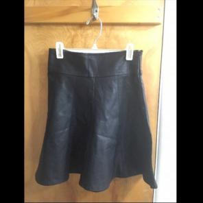 Forever 21 Leather High Waisted Skirt