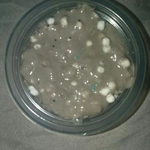 Grey slime slushie