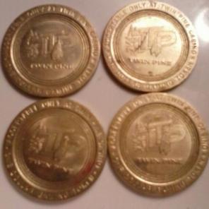 TWIN PINES CASINO DOLLAR COINS