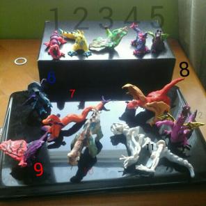 Dragon figurines
