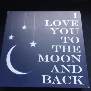 Navy Blue 3D Sign