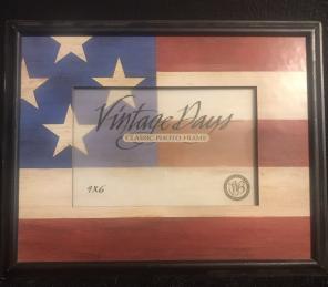 American Flag Picture Frame