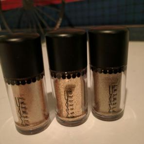 MAC pigment lot of 3 limited edition set