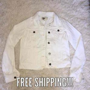 White denim Jean jacket