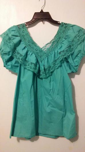 Flowy Vintage Peasant Top