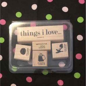 Stampin' Up! Things I love (set of 5)