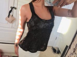 Beautiful Nollie Sequin Party Top