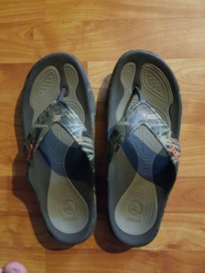 Crocs flip flops
