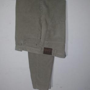 Beige Polo Corduroy Pants