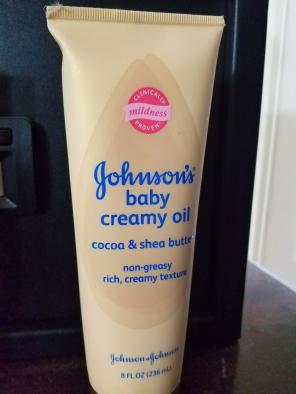 JJ creamy baby oil lotion