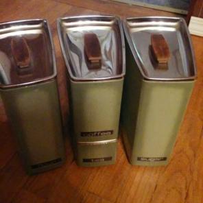 Lincoln Beautyware stack tin canisters