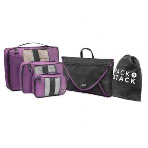 NWT NIP Pack & Stack Weekender Bags 5 pc