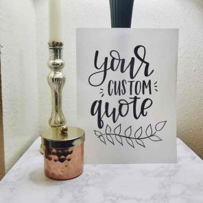 Custom Handlettered Room Decor