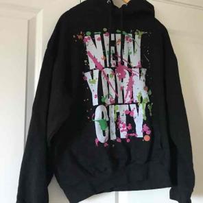 New York Hoodie Splatter Paint NYC New