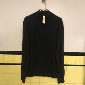 Nwt J Crew Men's Large 1/2 Zip Wool