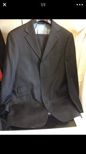 Black Hand Tailored Suit