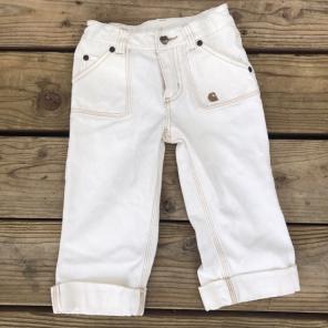 Carhartt Girls White Texture Pants Sz 5