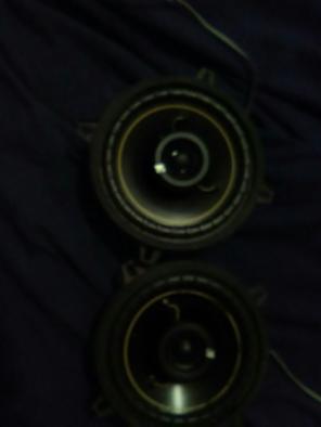 2, 5 1/4" kicker speakers