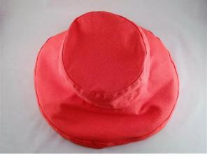 Scala Pink Canvas Beach Hat Adjustable