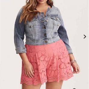 NWT torrid size 1 cropped Jean jacket