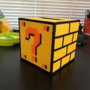 Mario item box coin bank