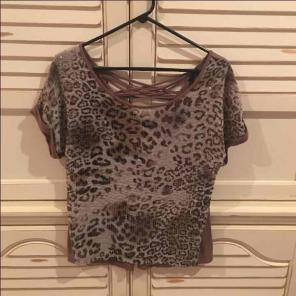 Fun Cheetah Print Blouse