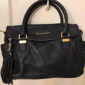 Michael Kors weston navy satchel