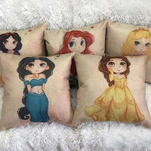 Set Of 5 Larger Princess Pillows, New!