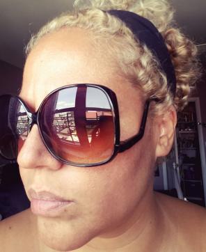 Oversized gradient sunglasses