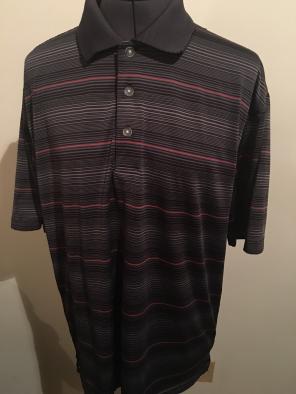 Men’s Striped Grand Slam Shirt Large