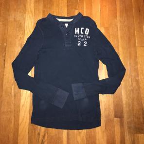 Hollister Navy Long Sleeve